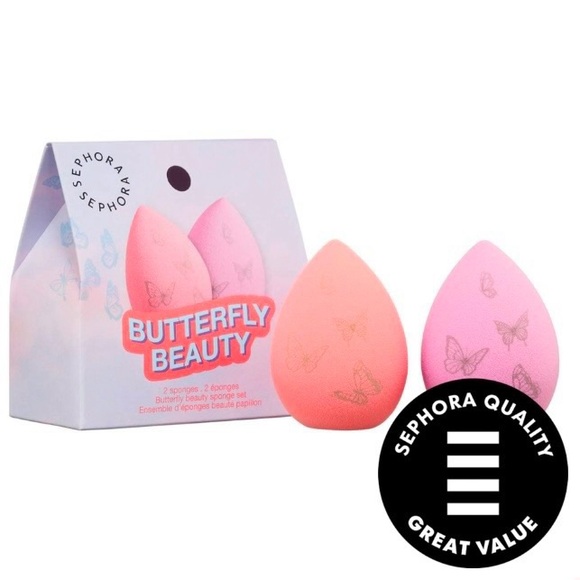 🎉 $5 Sephora Butterfly Beauty Makeup Sponge Set - Picture 3 of 5